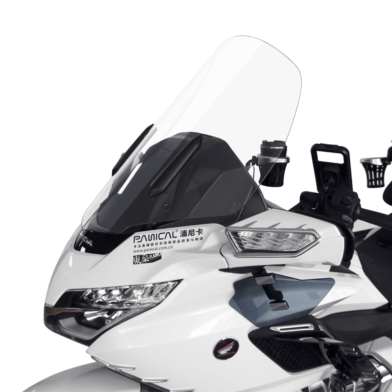 Panical 25inch Front Anti fog Air Deflector Spoiler Windshield Baffle FOR Honda Gold Wing GL1800 F6B 2018-2024 PC