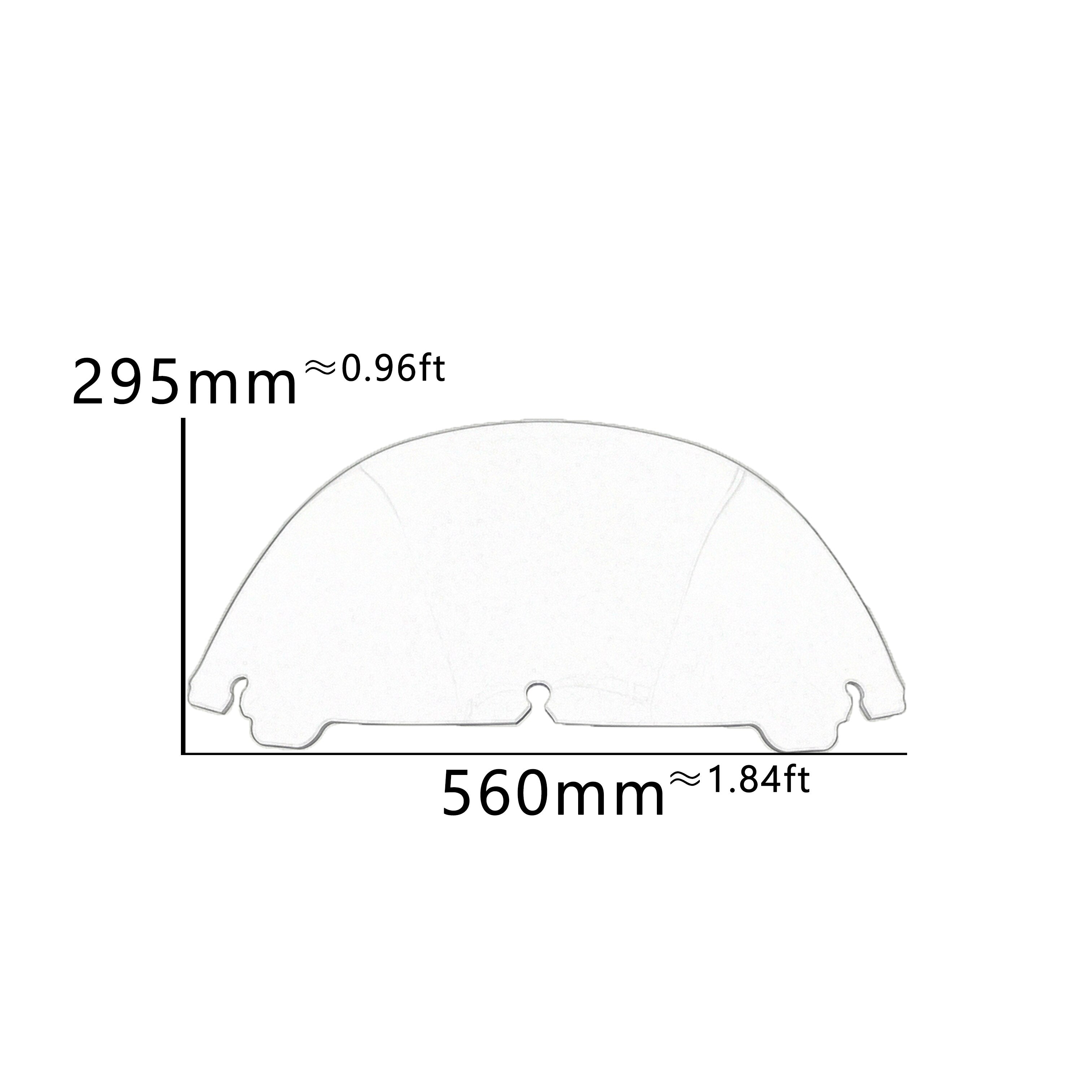 2014-2023 For Harley-Davidson Street Tri Glide Touring Ultra Limited Motorcycle air Deflector Windshield Windscreen 12''Hardened Anti-Fog