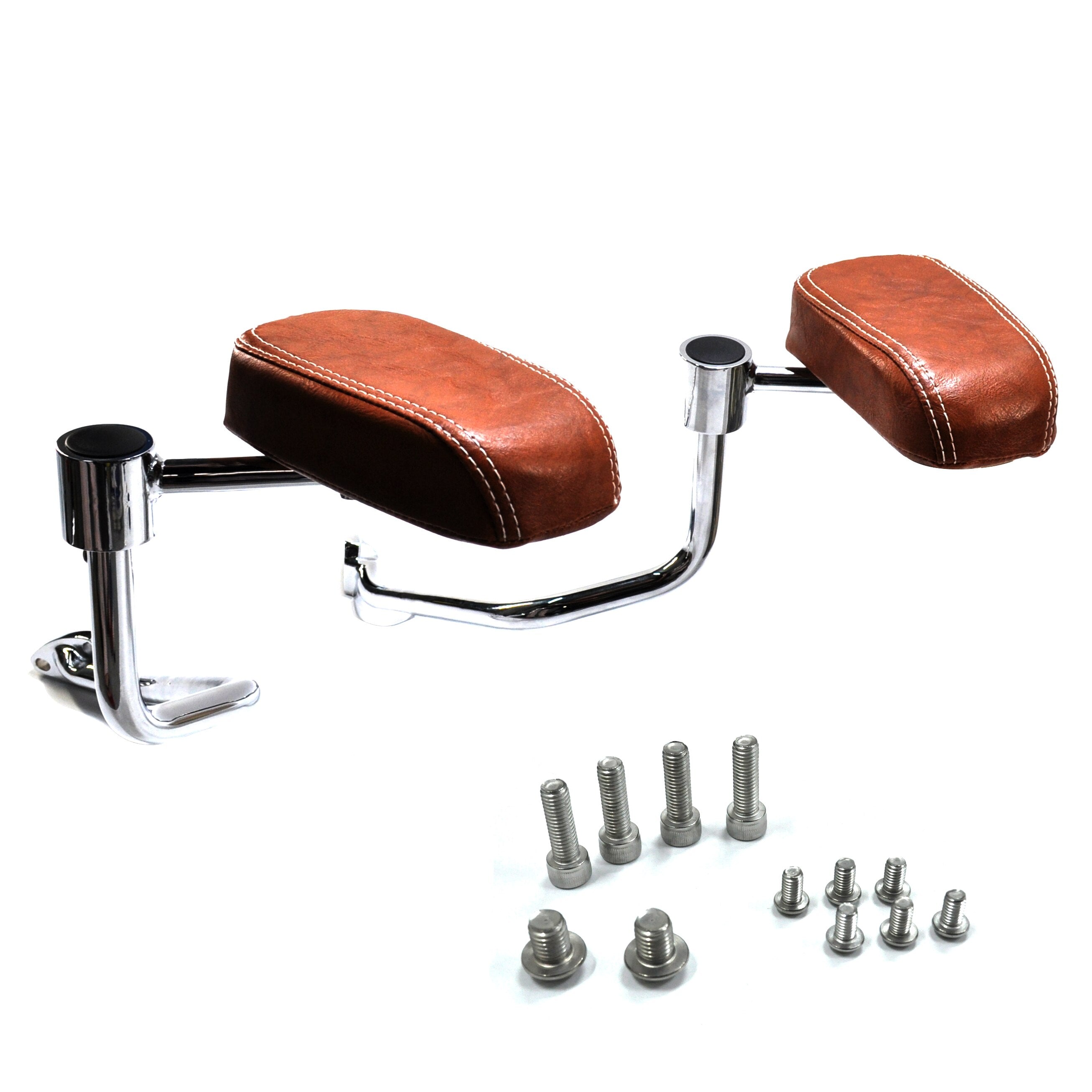 Indian Motorcycle Passenger Armrest Pads for Specific Chieftain, Roadmaster, Chief, Springfield Models Equipped With Trunk, for Comfort and Support 2014-2023