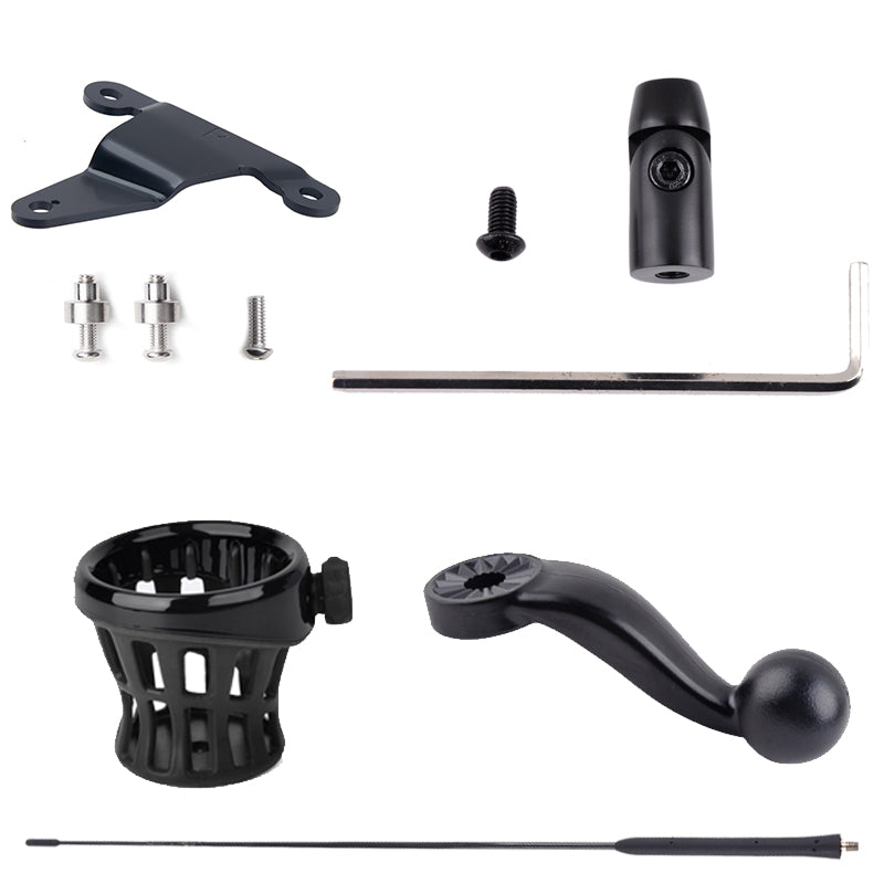 PANICAL Motorcycle Accessories Flagpole Trunk water cup holder decorative Antenna base Kit For Honda Gold Wing GL1800 18-24 Gold Wing TOUR DCT 2018-2024