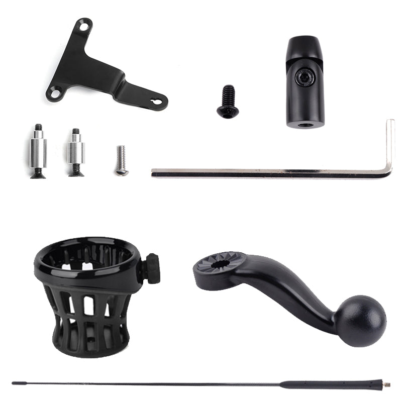 PANICAL Motorcycle Accessories Flagpole Trunk water cup holder decorative Antenna base Kit For Honda Gold Wing GL1800 18-24 Gold Wing TOUR DCT 2018-2024
