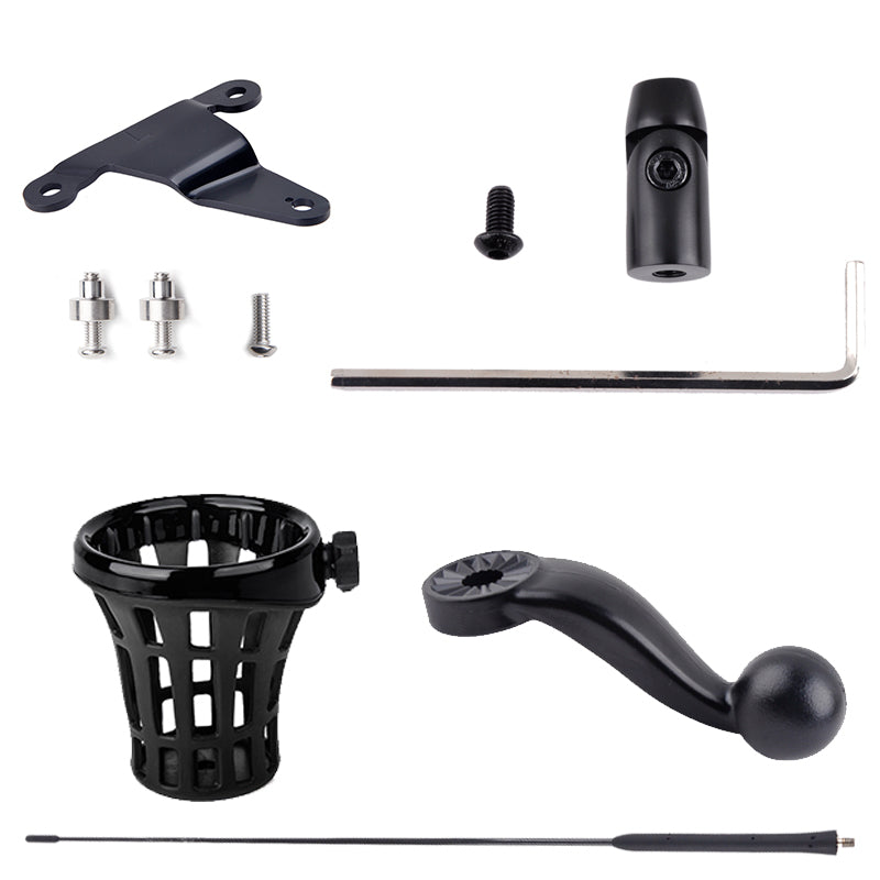 PANICAL Motorcycle Accessories Flagpole Trunk water cup holder decorative Antenna base Kit For Honda Gold Wing GL1800 18-24 Gold Wing TOUR DCT 2018-2024