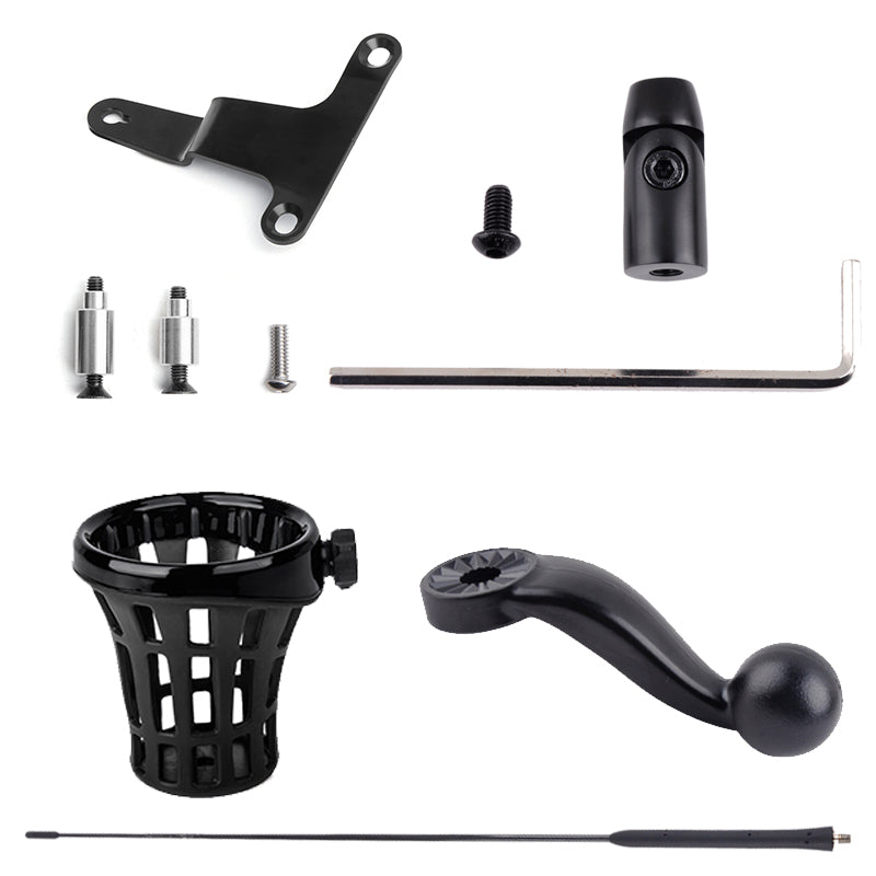 PANICAL Motorcycle Accessories Flagpole Trunk water cup holder decorative Antenna base Kit For Honda Gold Wing GL1800 18-24 Gold Wing TOUR DCT 2018-2024