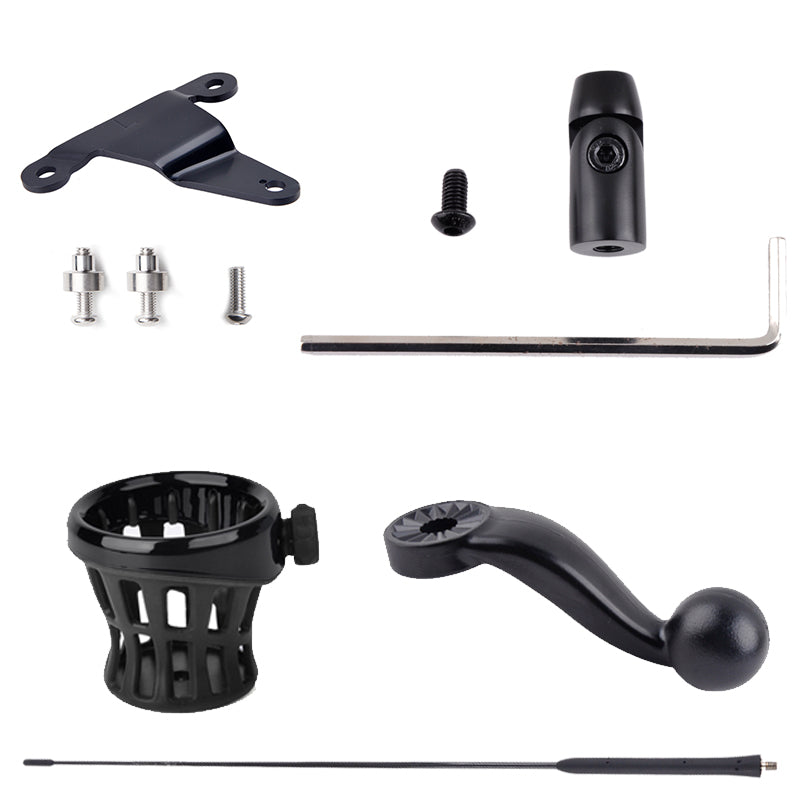 PANICAL Motorcycle Accessories Flagpole Trunk water cup holder decorative Antenna base Kit For Honda Gold Wing GL1800 18-24 Gold Wing TOUR DCT 2018-2024
