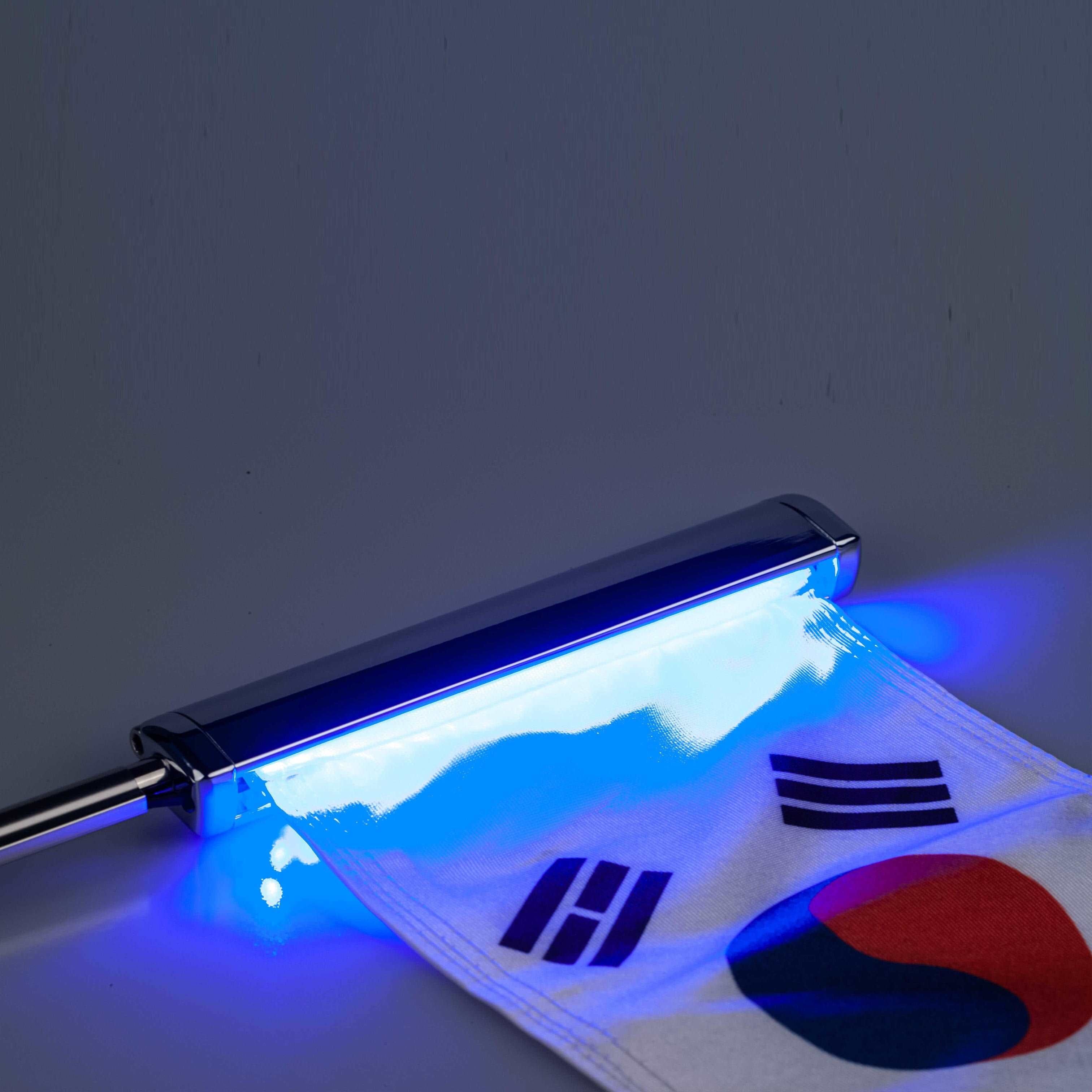 Motorcycle Accessories Chrome Pole Decorative Flag Kit Luggage Rack For Honda Goldwing GL1800 2021-2023 LED Stainless Steel