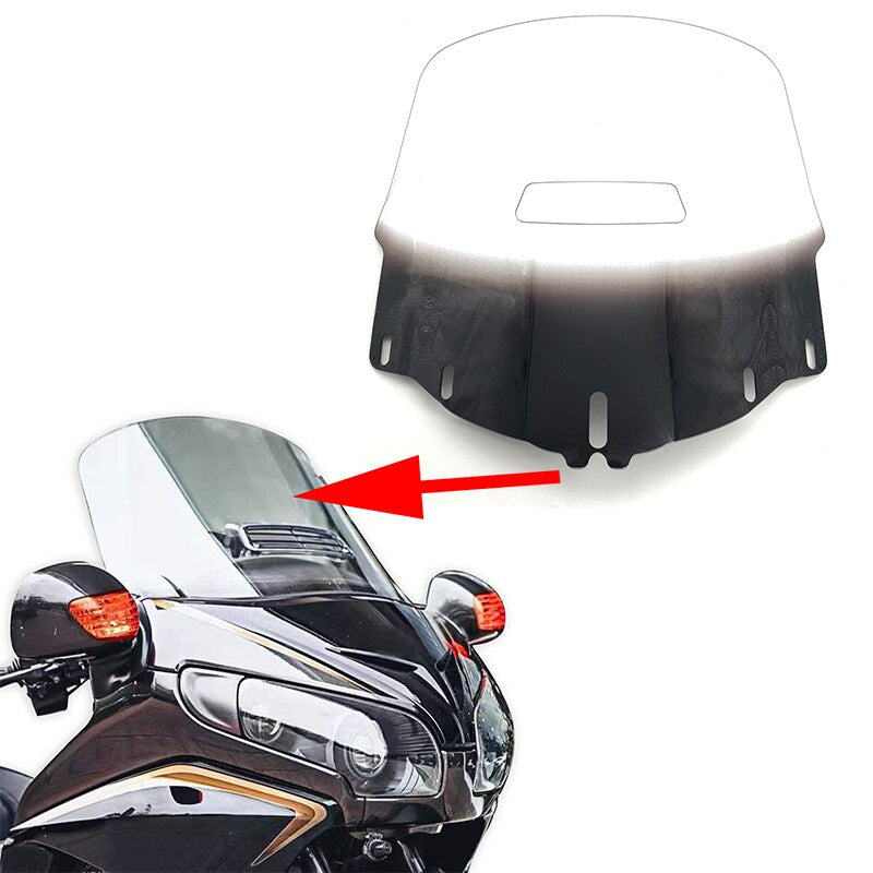 Motorcycle 25" Windscreen Wind Splitter Windshield