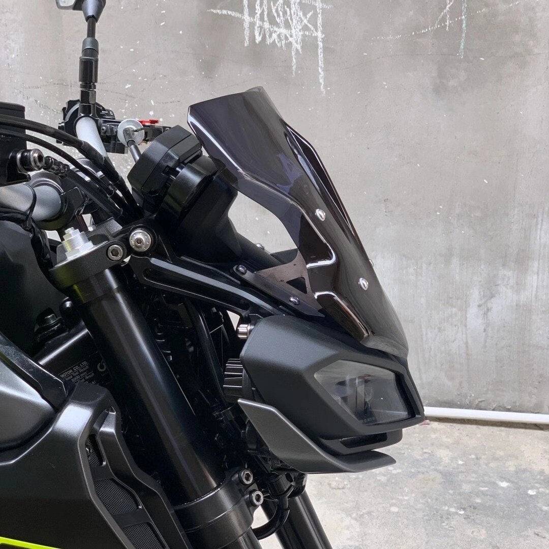 Motorcycles Windshield Windscreen Wind Deflectors For YAMAHA MT09 FZ09 Acrylic Dedicated windshield