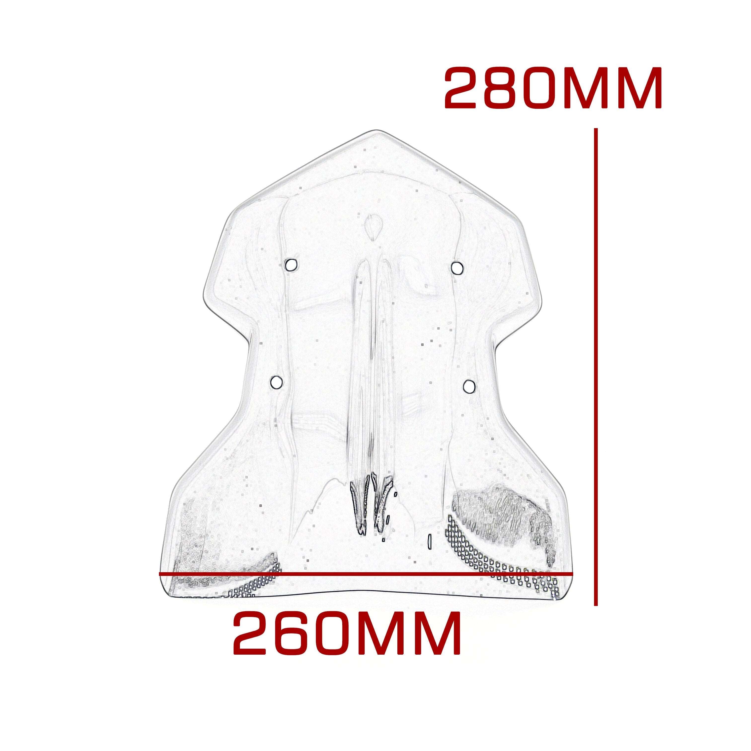 Motorcycles Windshield Windscreen Wind Deflectors For YAMAHA MT09 FZ09 Acrylic Dedicated windshield