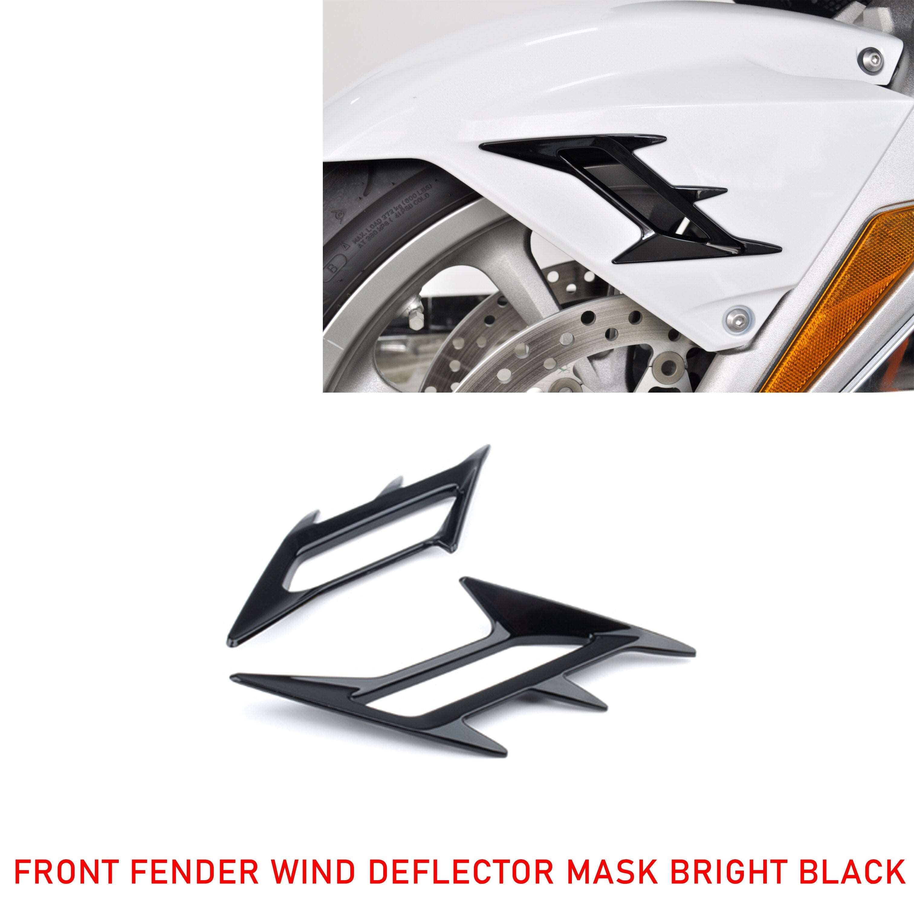 PANICAL Motorcycle Accessories Front Rear Black Trim Kit For Honda Gold Wing 1800 F6B GL1800 2018 2019 2020 2021 2022 2023 ABS