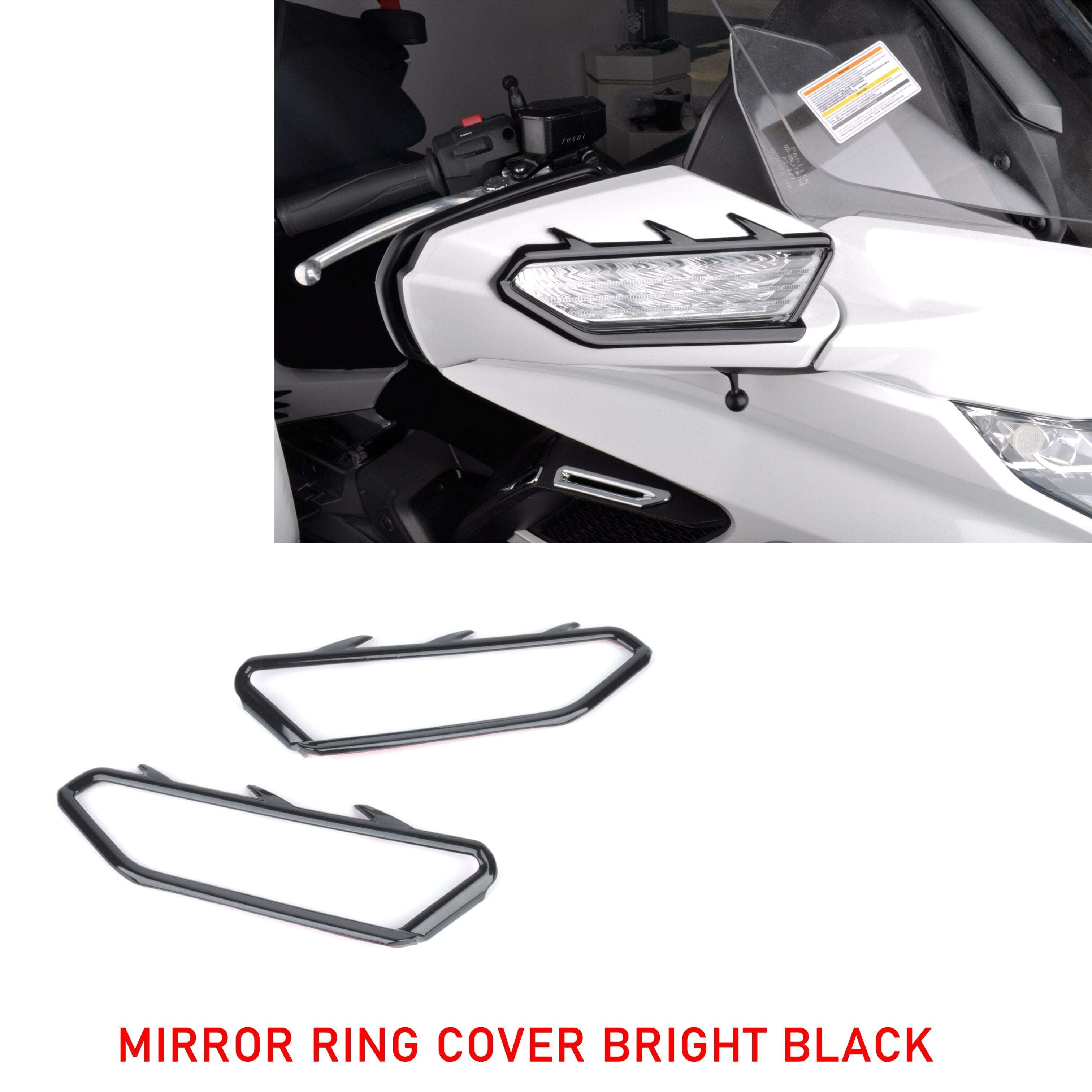 PANICAL Motorcycle Accessories Front Rear Black Trim Kit For Honda Gold Wing 1800 F6B GL1800 2018 2019 2020 2021 2022 2023 ABS