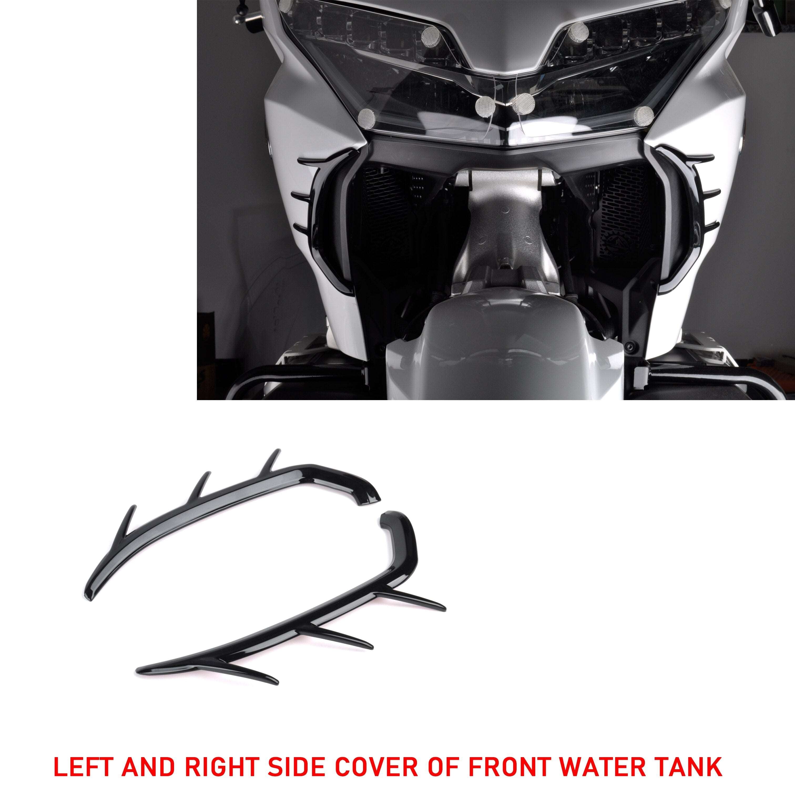 PANICAL Motorcycle Accessories Front Rear Black Trim Kit For Honda Gold Wing 1800 F6B GL1800 2018 2019 2020 2021 2022 2023 ABS