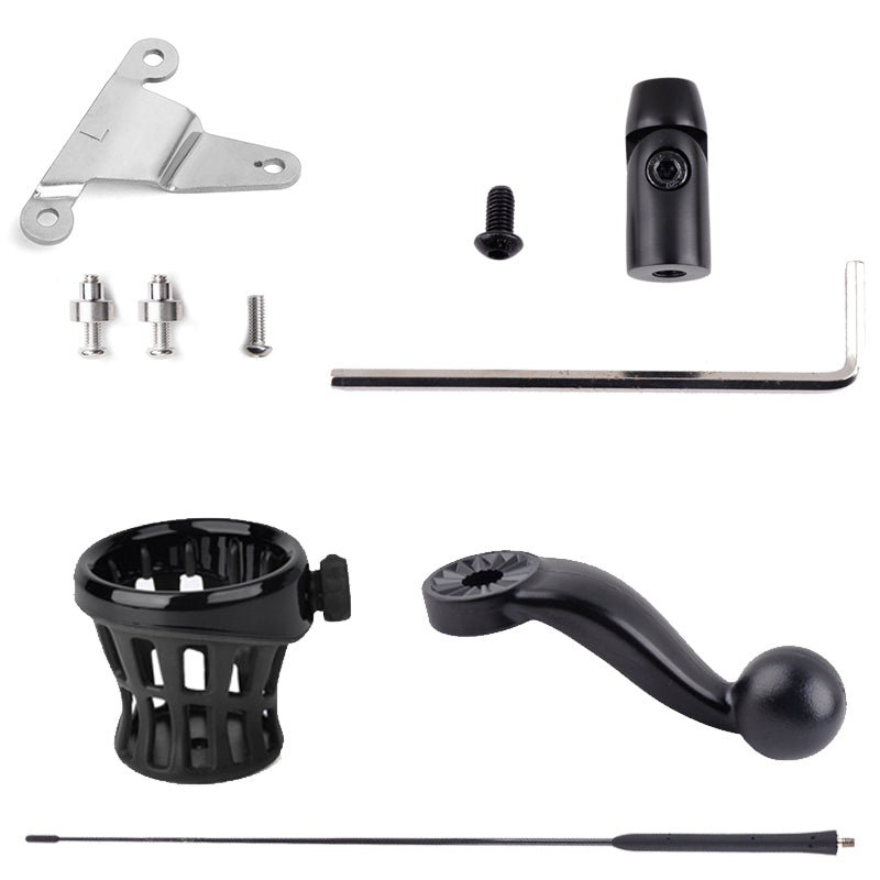 PANICAL Motorcycle Accessories Flagpole Trunk water cup holder decorative Antenna base Kit For Honda Gold Wing GL1800 18-24 Gold Wing TOUR DCT 2018-2024