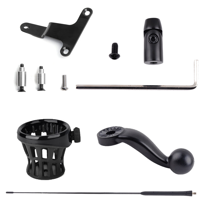 PANICAL Motorcycle Accessories Flagpole Trunk water cup holder decorative Antenna base Kit For Honda Gold Wing GL1800 18-24 Gold Wing TOUR DCT 2018-2024