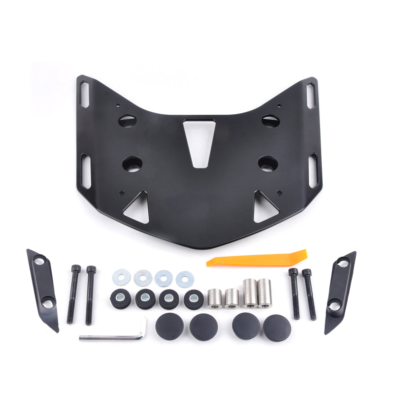 For2018-2024 Honda Gold Wing F6B Aluminum Alloy Rear Shelf Black Single Board Convenient to carry essential items