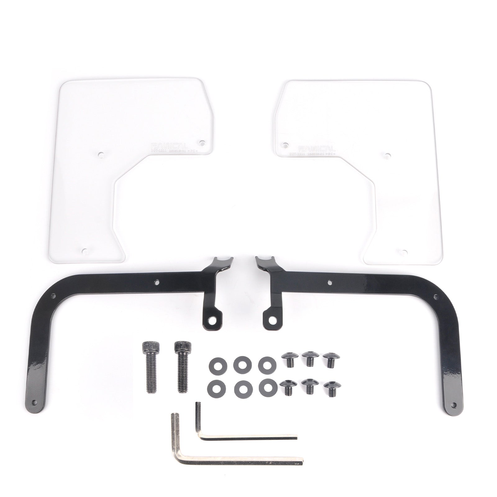 PANICAL For Honda Gold Wing GL1800 DCT F6B 2018-2025 Motorcycle Fog Light Air Fairing Air Deflector Spoiler PMMA Windshield