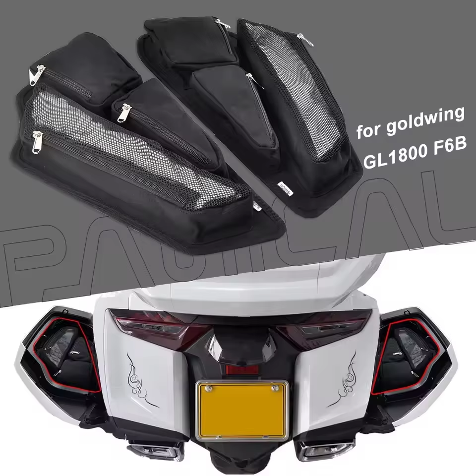 PANICAL Motorcycle Trunk Pad Side Box Storage Bag Saddlebag Mat Storage Pad Pad Case For Honda GoldWing GL1800 F6B DCT 2018-2025