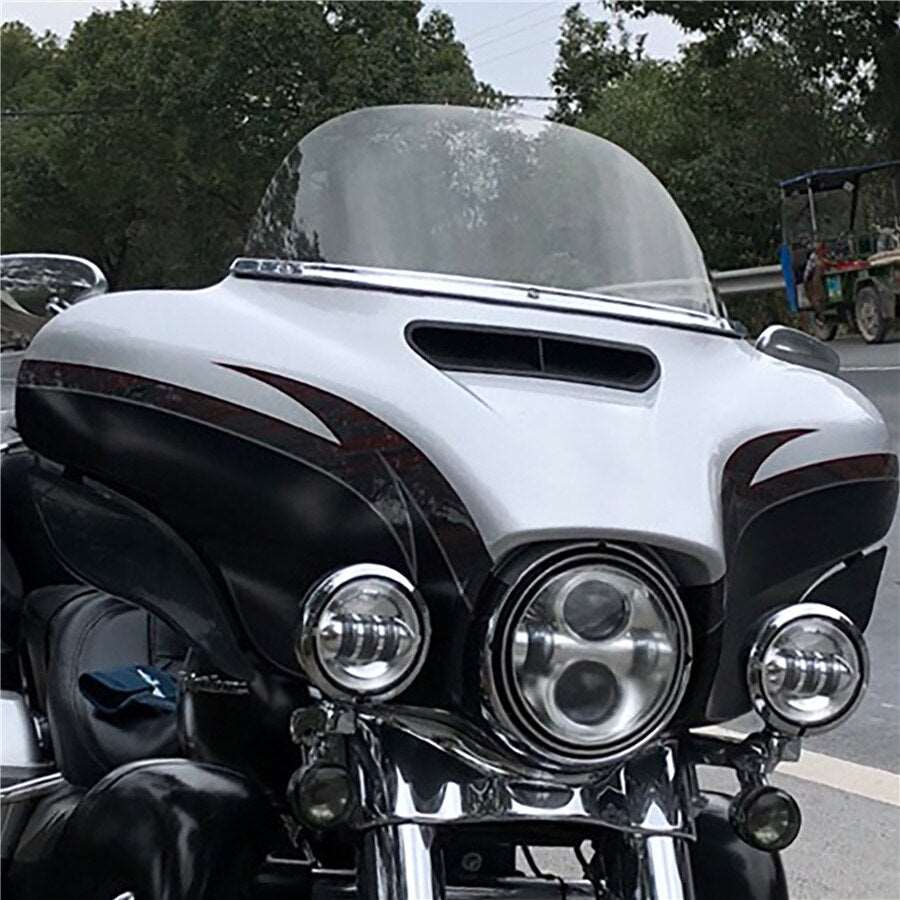 2014-2023 For Harley-Davidson Street Tri Glide Touring Ultra Limited Motorcycle Windshield Windscreen 12''Hardened Anti-Fog