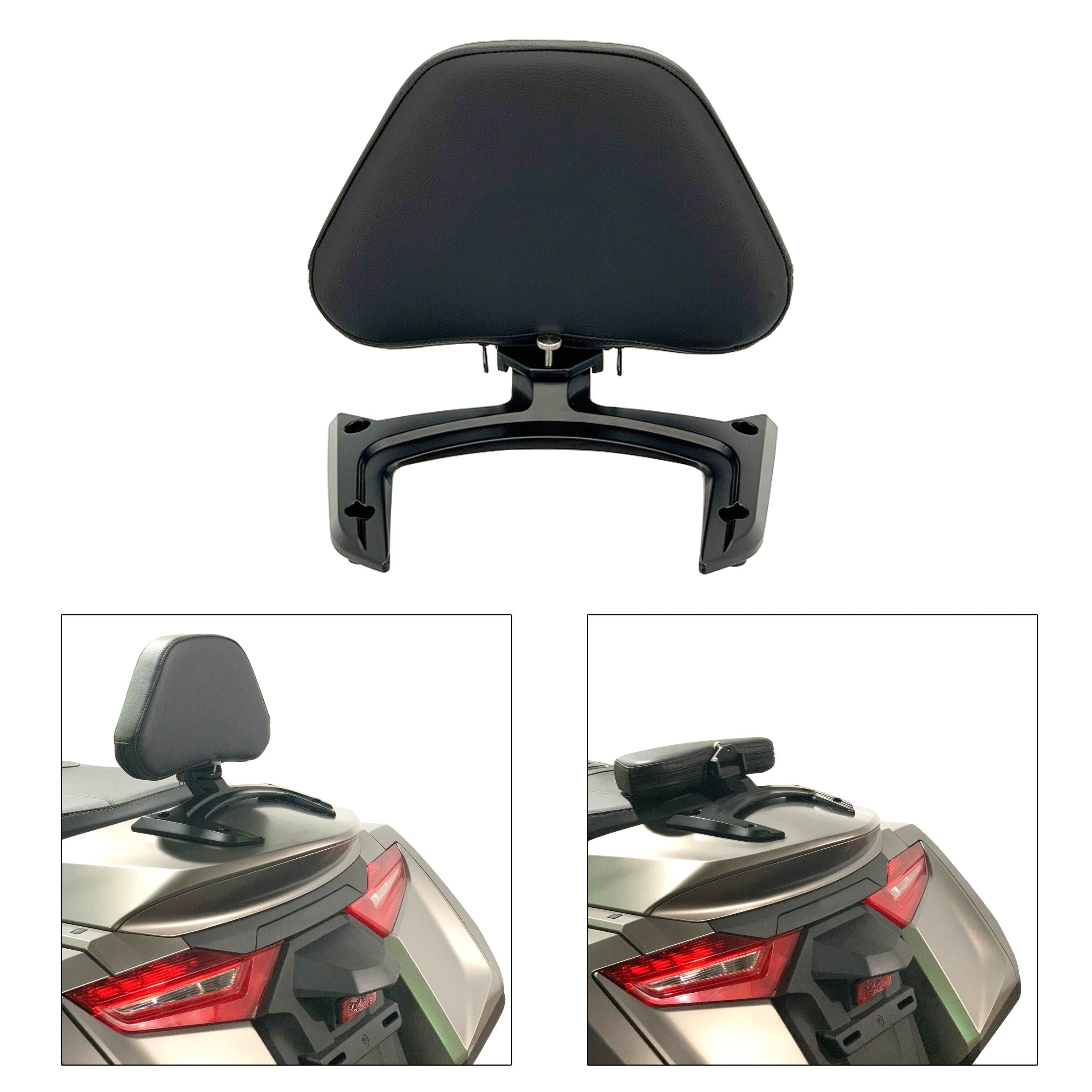 2018-2023 For Honda Gold Wing F6B DCT Motorcycle Adjustable Passenger Backrest Sissy Bar Back Rest Black