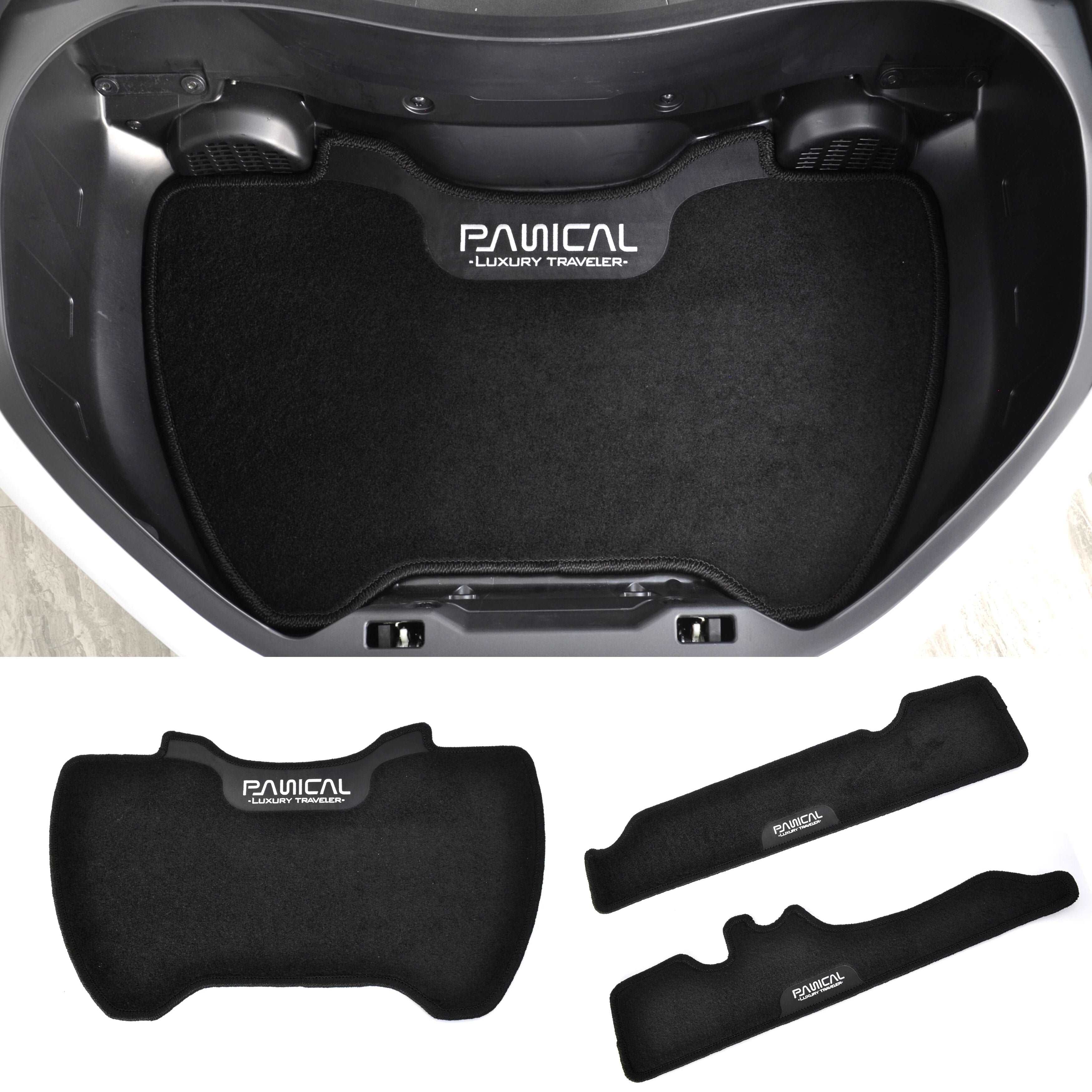 2018-2023 For Honda Goldwing 1800 GL1800 Motorcycle Accessories Dust-proof Three Box Pad Trunk Protection Pad Black