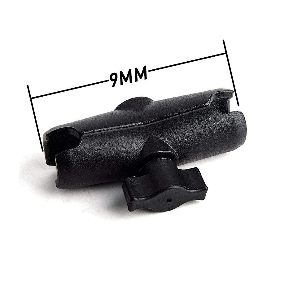 Aluminum Alloy Double Socket Arm 25mm/1 Inch Ball Head Holder Mount Clamp For Bicycle Motorcycle Camera Extension Arm