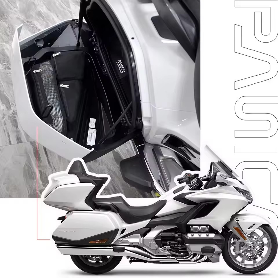 PANICAL Motorcycle Trunk Pad Side Box Storage Bag Saddlebag Mat Storage Pad Pad Case For Honda GoldWing GL1800 F6B DCT 2018-2025