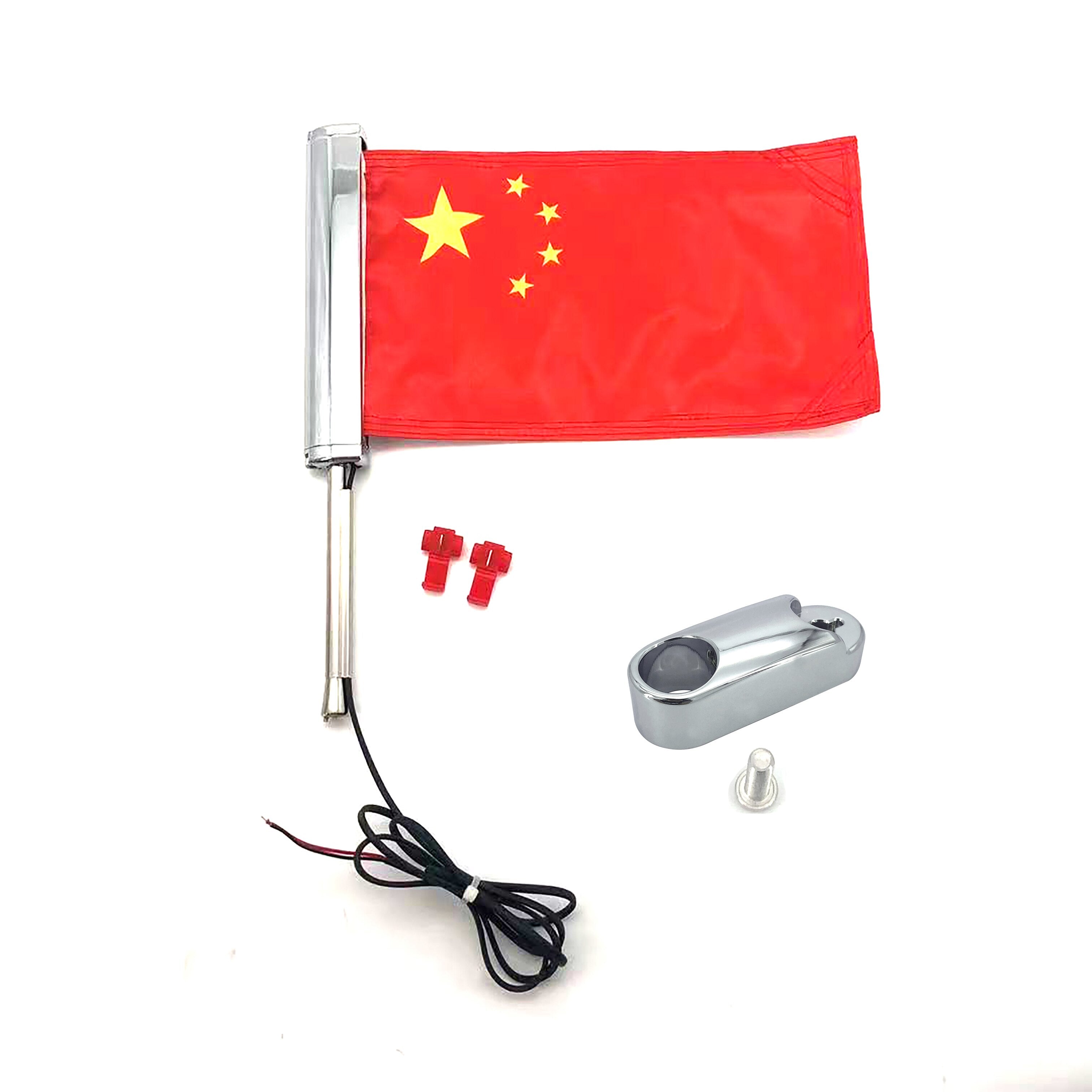 LED UNIVERSAL ROUND COLUMN ANTENNA TOUR TRUNK FLAG POLE MOUNT