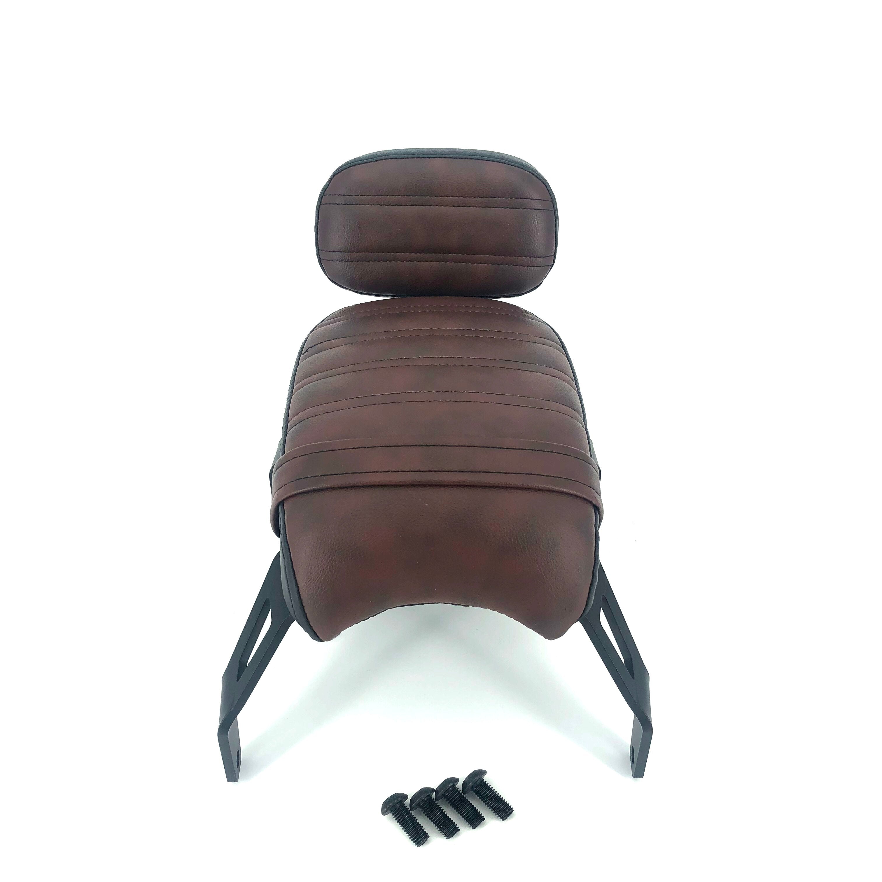 For Indian Scout Bobber 2018-2023 Motorcycle Passenger Rear Seat Backrest Mounting Kit Pillow Lazy Back Sissy Bar