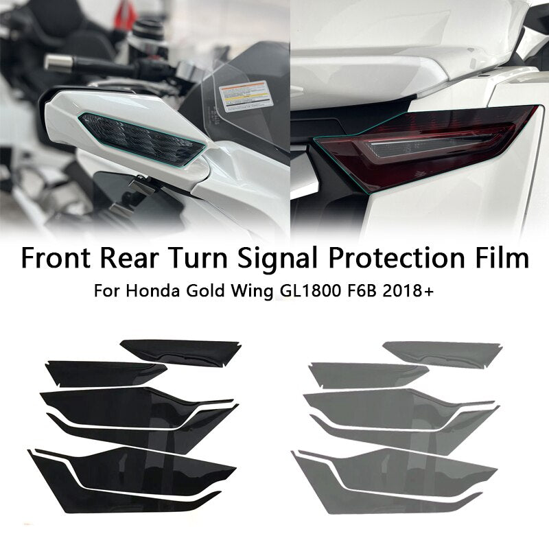 Front Rear Decoration Lamps Security-Protection Protective Film Sticker Decorate For Honda Gold Wing 1800 GL1800 F6B 2018-2023