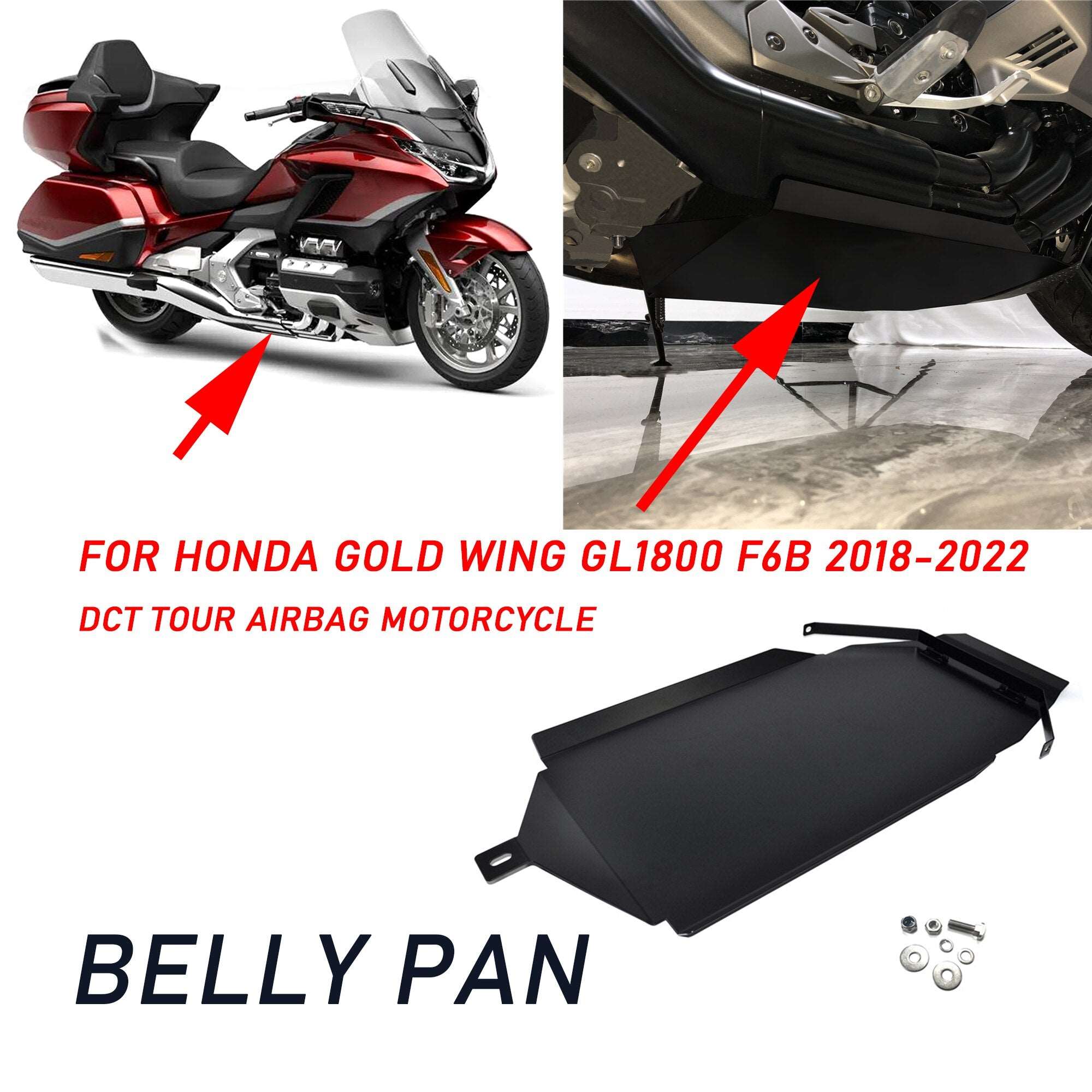 Motorcycle Engine Protection Board Chassis Armor Plate For Honda Goldwing GL1800 GL1800B GL1800B F6B 2018-2023