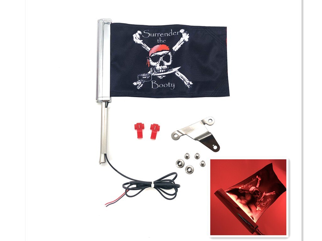 LED TOUR TRUNK FLAG POLE MOUNT