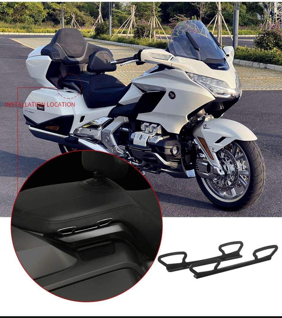 Motorcycle Passenger Seat Rear Tie Down Mount Bracket Binding Buckle For Honda Gold Wing GL1800 GL1800B F6B 2018-2020