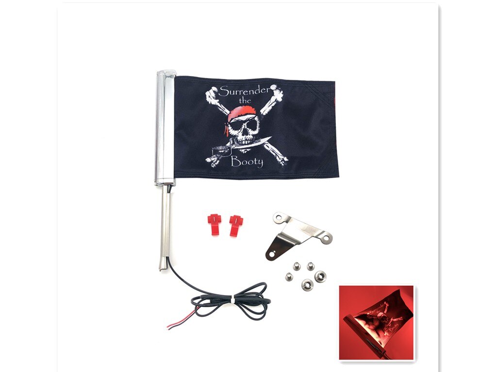 LED TOUR TRUNK FLAG POLE MOUNT BY PANICAL