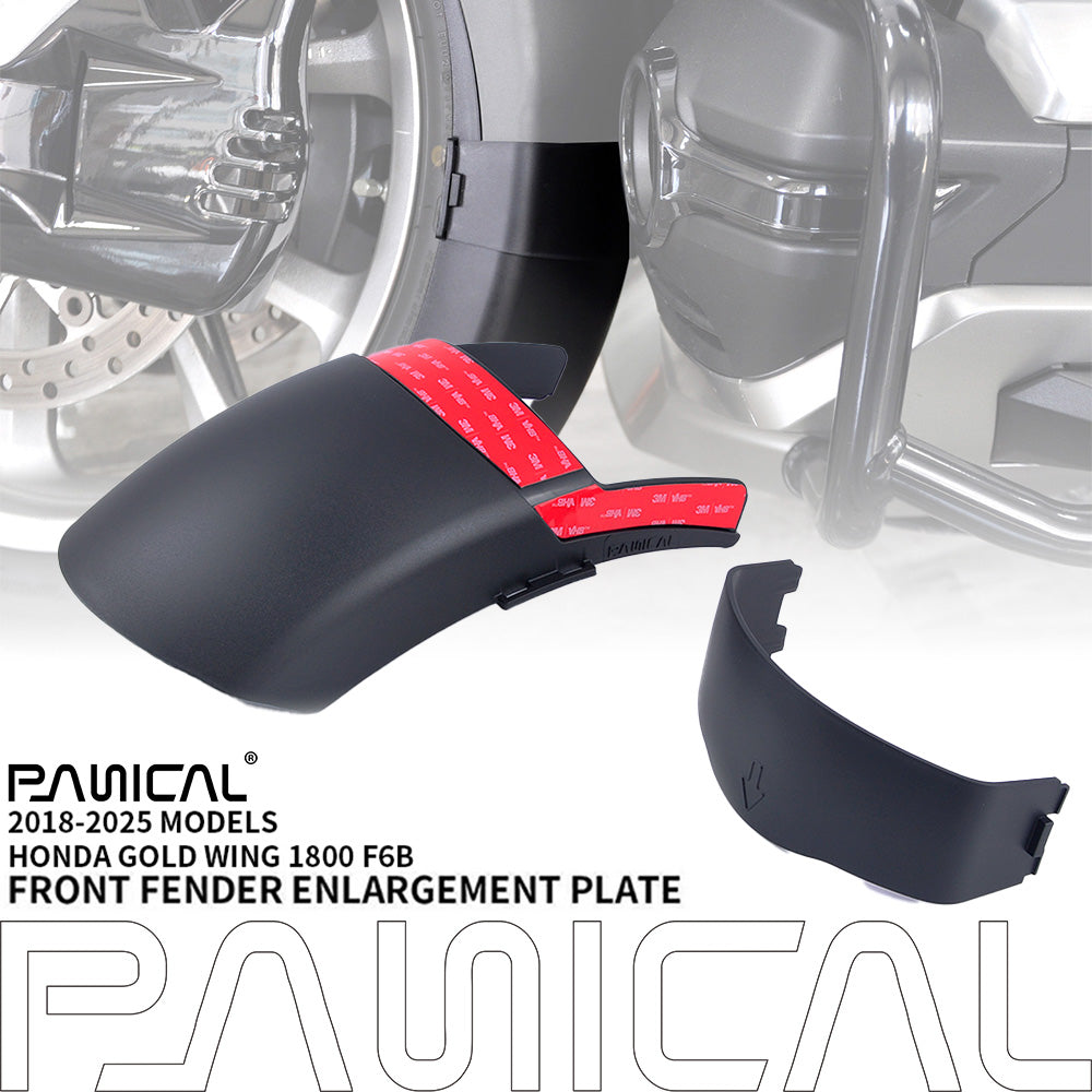 PANICAL Fender for Honda 2018-2025 GOLDWING GL1800 F6B Front Fender Mudguard Extender Accessories Hugger Extension Splash Guard